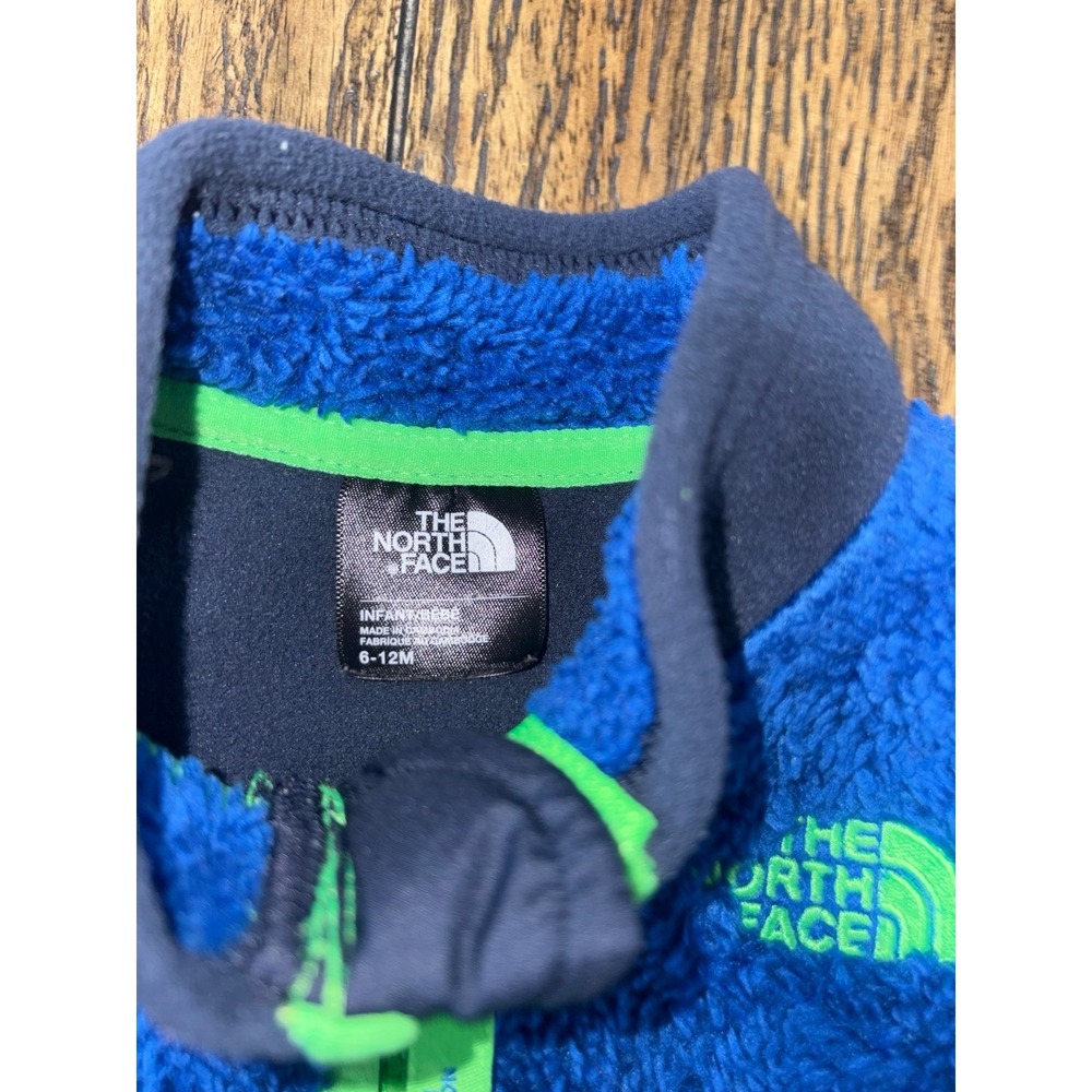 The North Face Sherpa vest green/blue infant 6/12 months - Picture 4 of 4